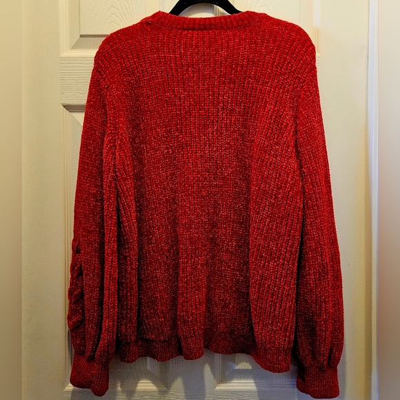 No Boundaries Cable Loose Knit Sweater - Picture 3 of 4